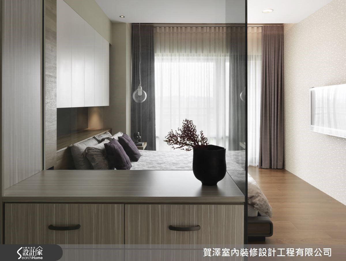 在新竹縣竹北市的 45 坪空間,男屋主為科技業管理職,